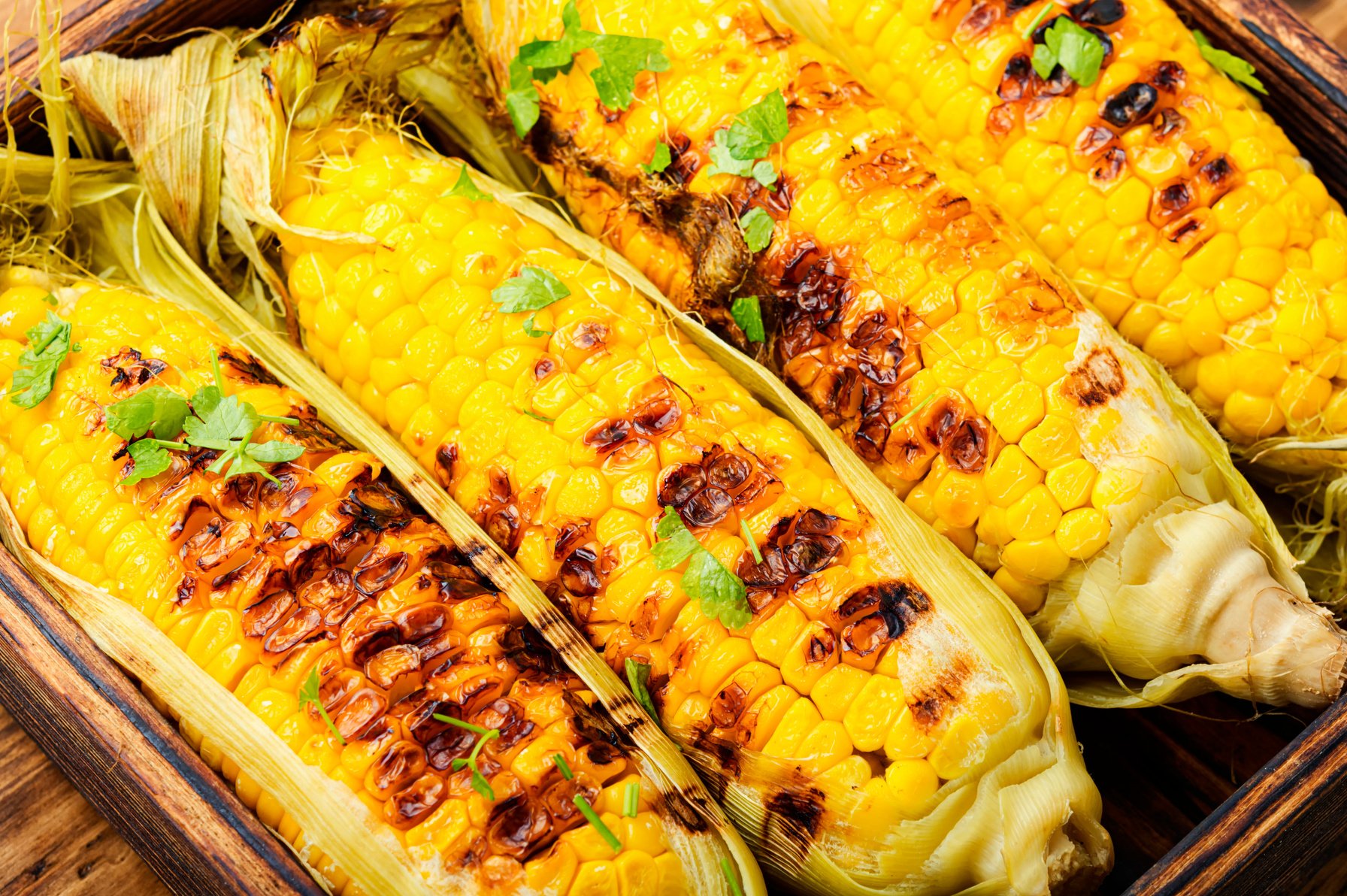 Grilled Corn Cobs